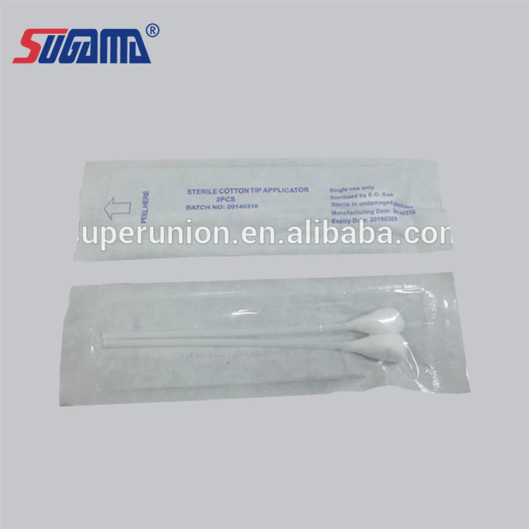 wholesale disposable eco-friendly natural cotton swab paper stick cotton ear buds