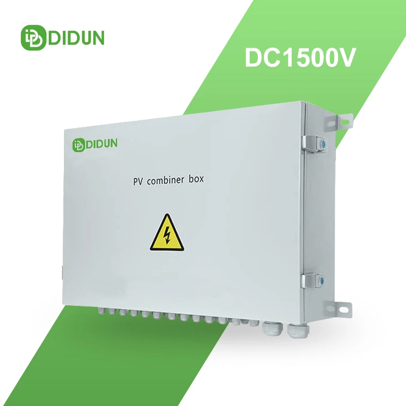Professional Manufacturer DDGH Small Distribution Box 2 4 6 Strings 1000V 6/6 Smart PV AC/DC Combiner Box