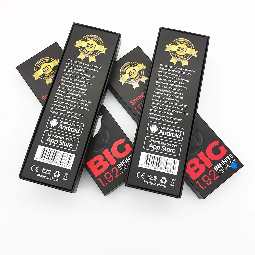 2023 New Smart Watch 1.92 Large Screen Z51 Series 8 Waterproof IP68 Heart Rate Monitor Reloj Low Power Smart Sports Call Watch