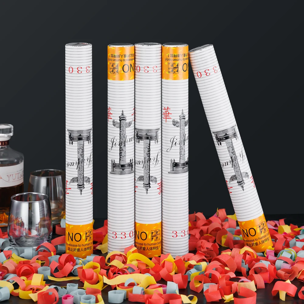 Wholesale China Supplier Exciting Multicolor Streamer Confetti Cannon Festive Joyous Celebration Supplies