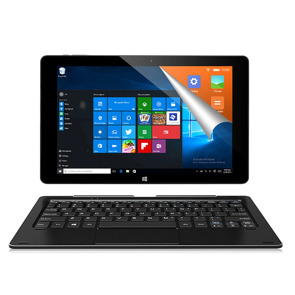Ветвью ALLDOCUBE iwork10 Pro 2 в 1 Win10 + Android5.1 планшетов ПК 10 дюймов IPS 1920*1200 четырехъядерный процессор Intel Atom 4 Гб оперативной памяти 64 встроенной планшет для