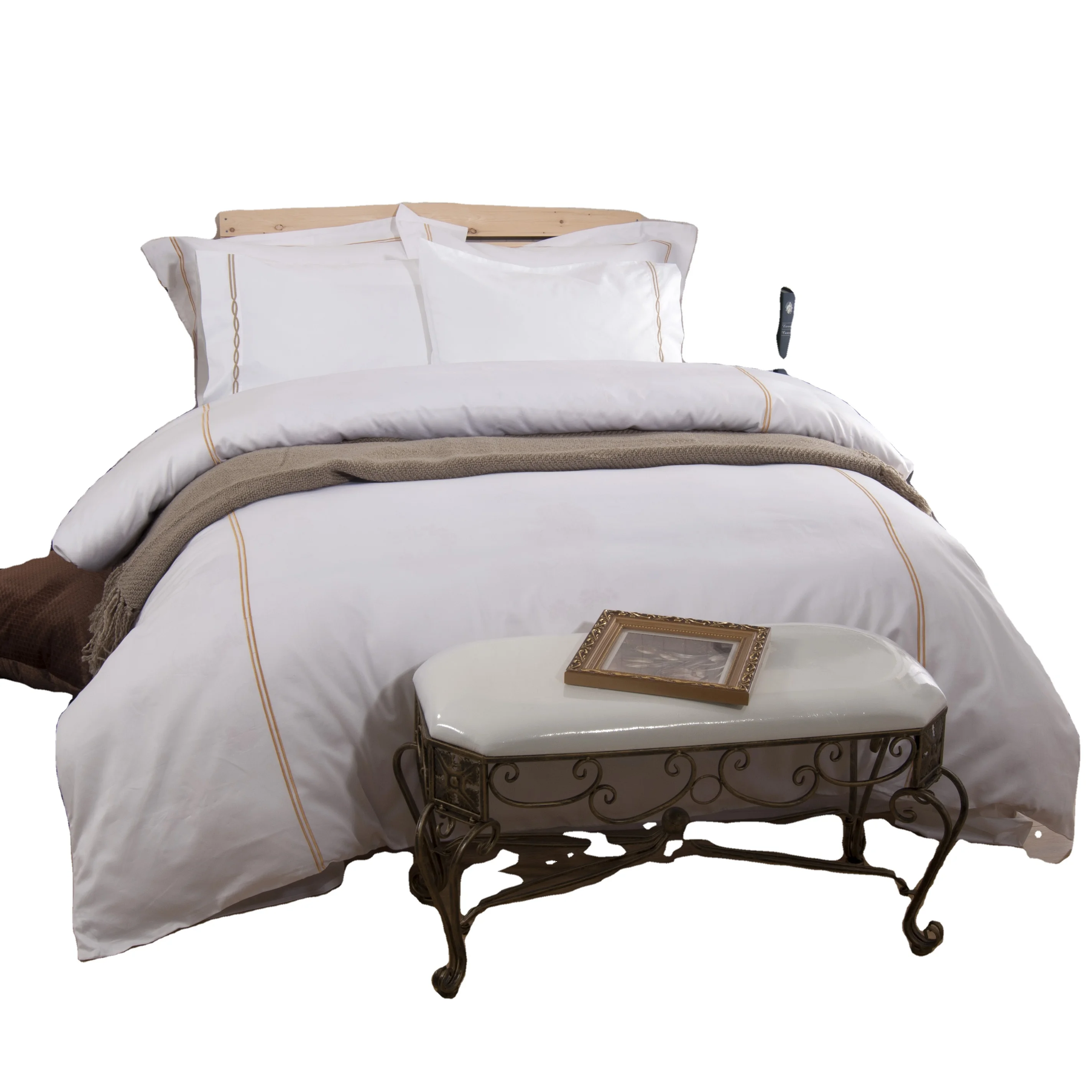 100% cotton fabric 4PCS bed sheet set duvet cover house & home cozy luxury Egyptian cotton bed sheets