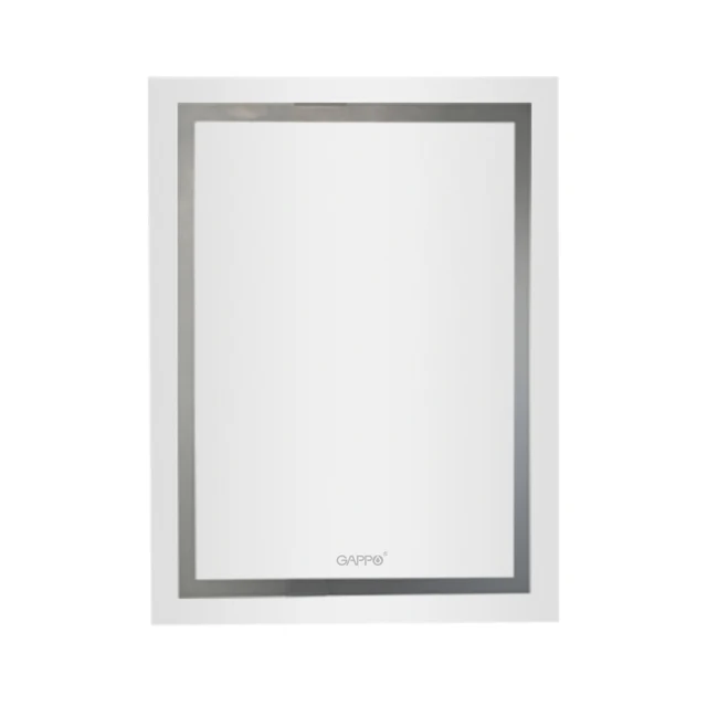 GAPPO OEM ODM Bathroom Modern Wall-mounted Backlit Mirror High Definition Rectangle Smart Led Mirror G601/G602/G603