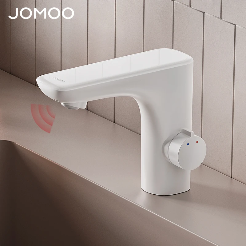JOMOO H2 Health Vanity Basin Automatic Faucet Touch Free Bathroom Daul Sensor Lead-free Water Tap Mixer Faucet