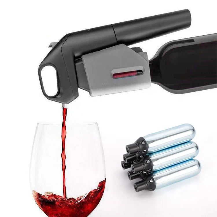 OEM Wine Preservation Carbon Steel Gas Air Bottle Tanks 6.5gram 6.5g Argon Gas Cylinder