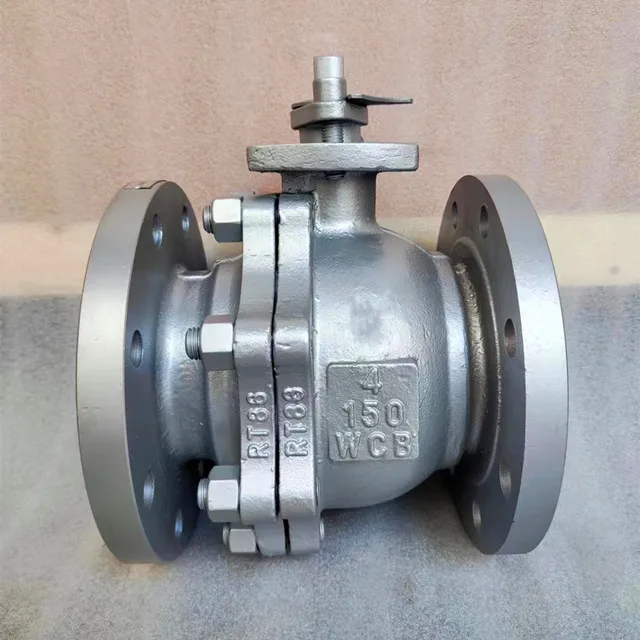 150LB ANSI B16.34  cast steel flange ball valve top sell