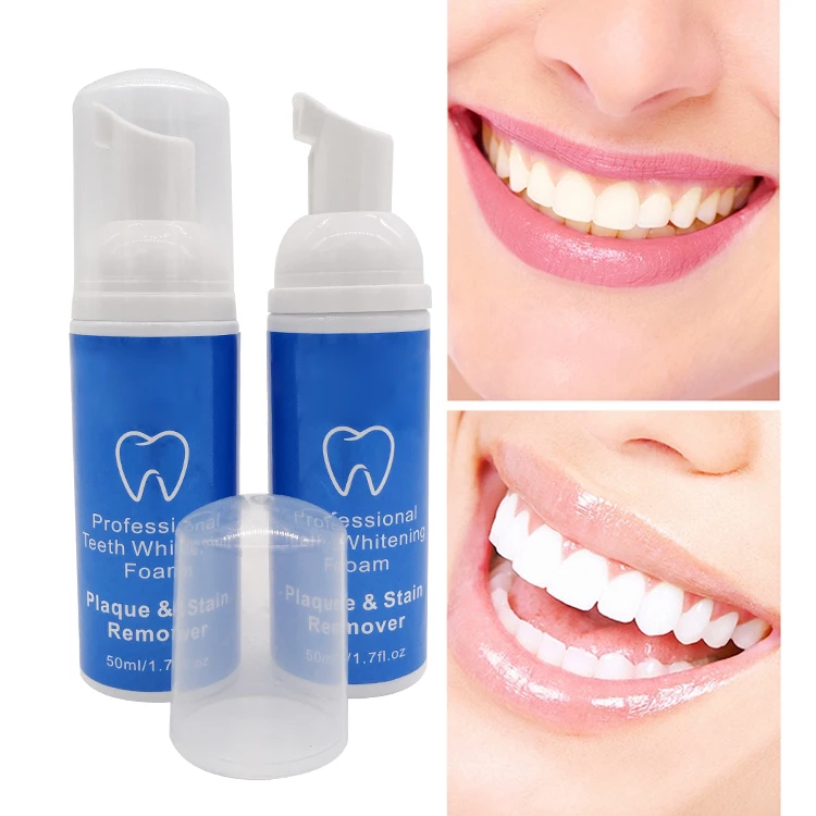 private label teeth whitening formula trays braces aligners retainers foam cleaner