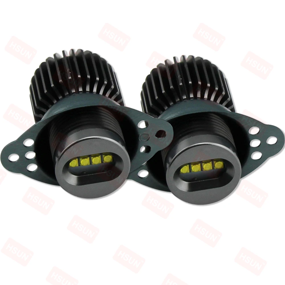 80 Вт 40 20 e60 светодиодные ангельские глаза и e39 H8 Светодиодный Маркер для автомобиля