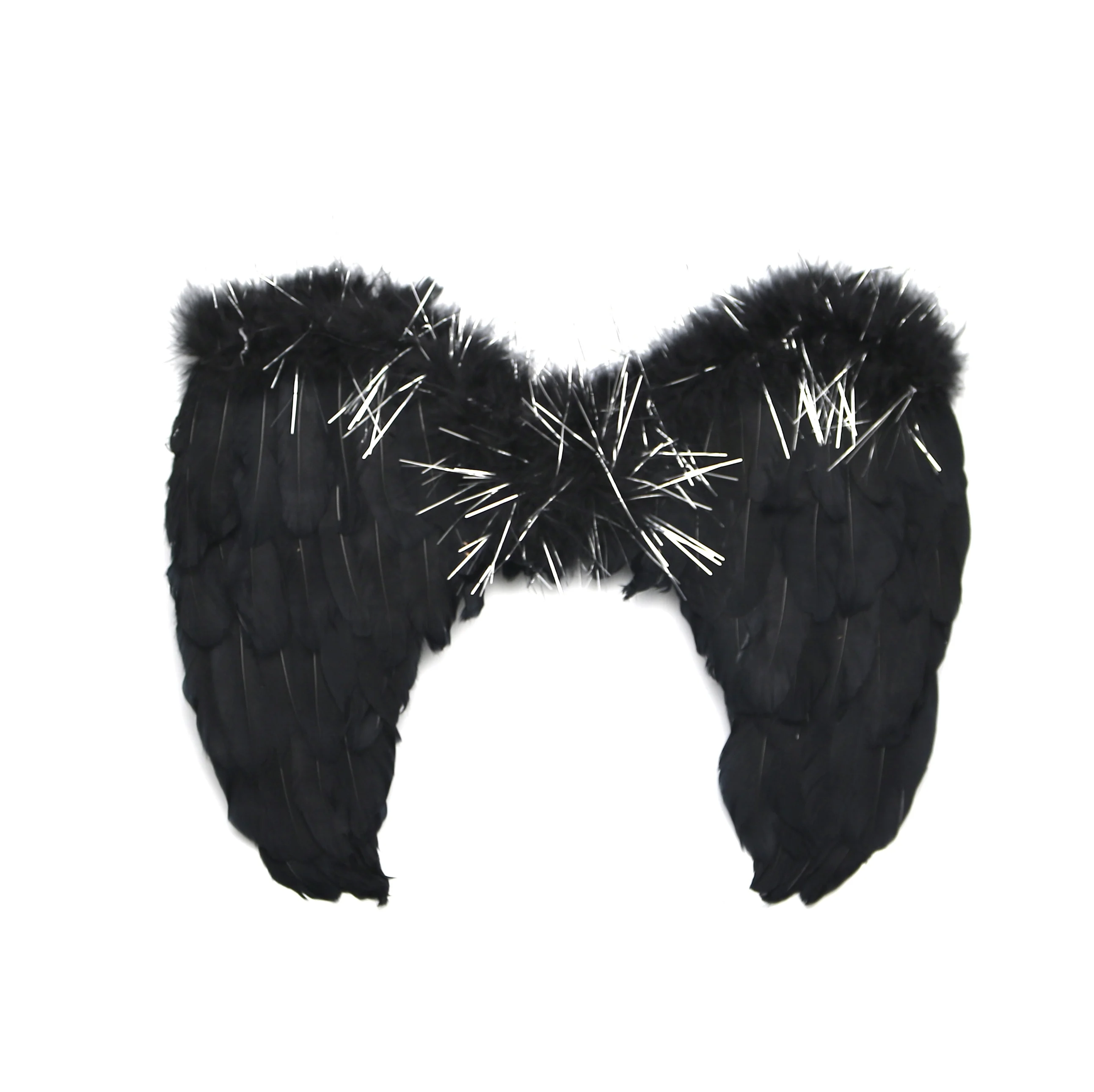 Angel Wings for Halloween Carnival Parades Party Costume Factory Custom Feather White Black Event & Party Supplies Kids/adults