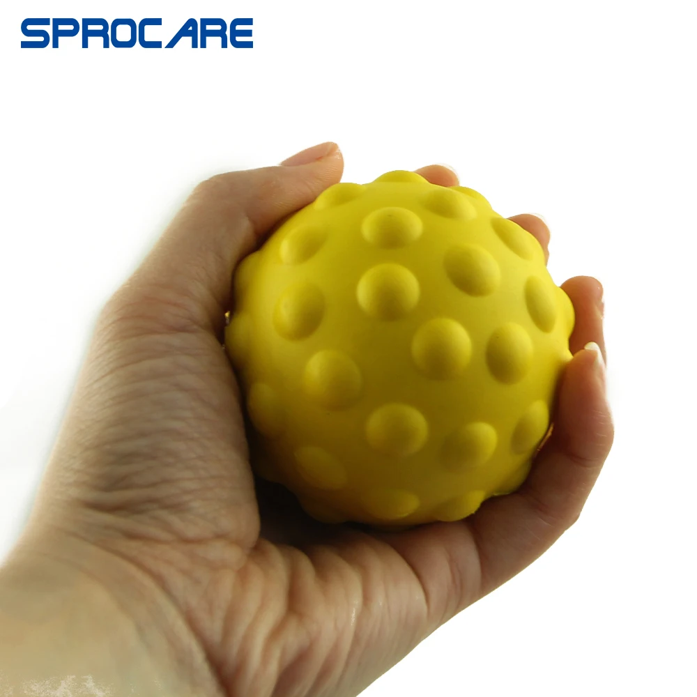 Mobility deep tissue spiky PU massage ball custom logo for foot hand&body massage,yoga equipment therapy tool wholesale