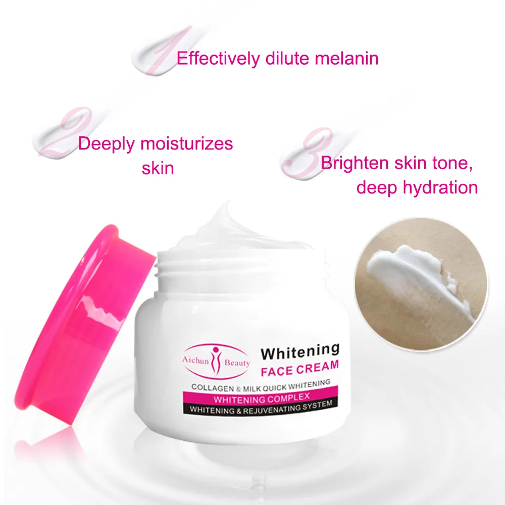 wholesales Beauty Small MOQ 3 Days Whitening Moisturizing Cream Anti Aging Facial Cream