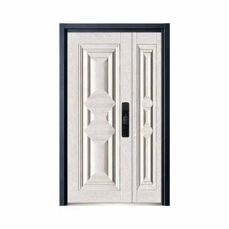 Lyroe Exterior Security Lock System Bulletproof Armored Steel Door