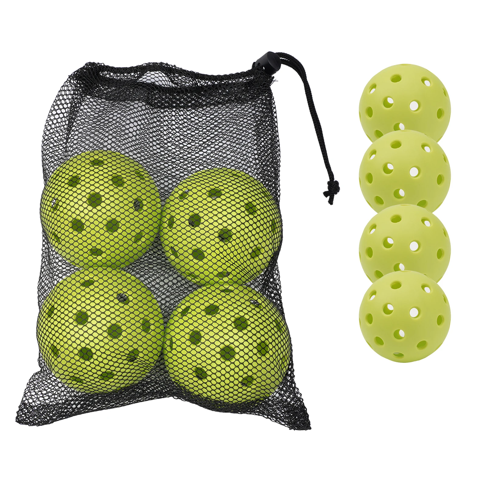 IANONI High quality manufacturer durable hot selling outdoor pickleball balls, 40-hole outdoor sports