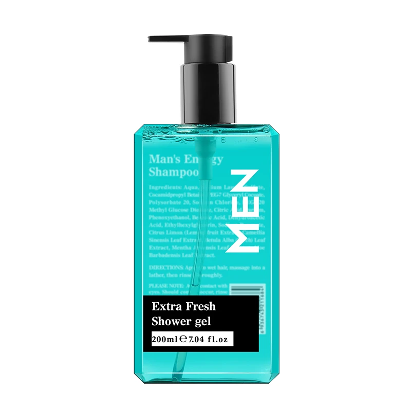 Экстра мужской органический гель для душа частная этикетка индивидуальная формула для мужчин глубокое очищение тонкая густая пена