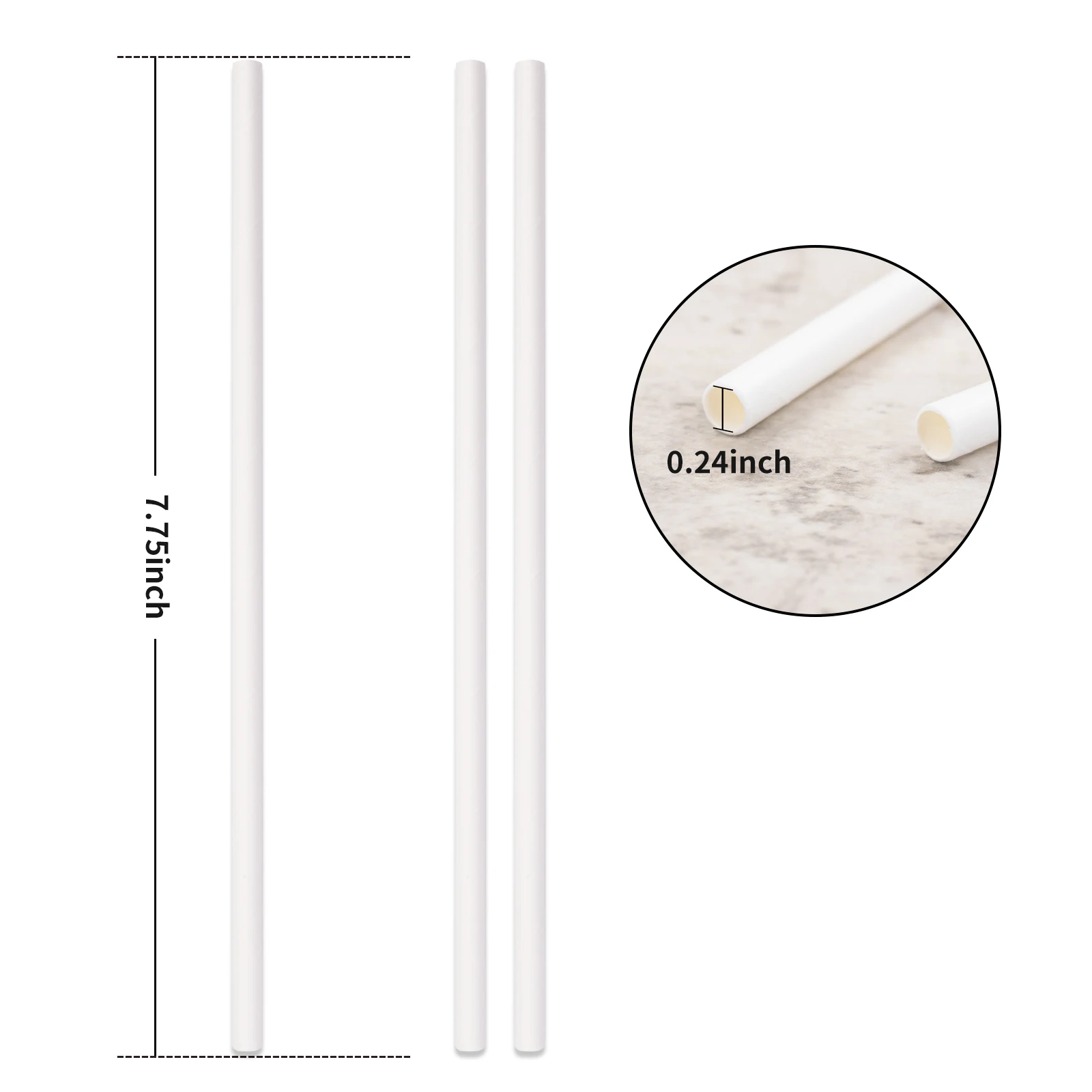 Individudually Wrapped paper straws