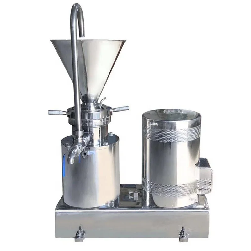 Russian food peanut sesame paste 304 food grade stainless steel square mouth JM-80 split type colloid mill