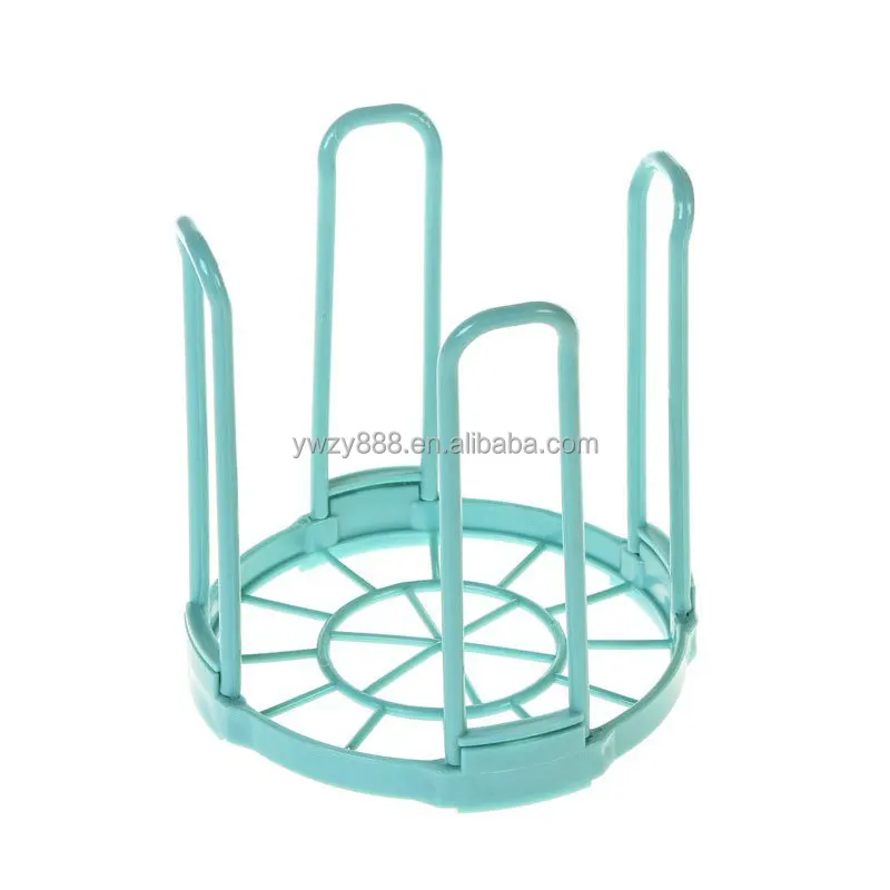 Rotating retractable bowl rack dish rack kitchen shelf plastic draining stove top small bowl storage rack