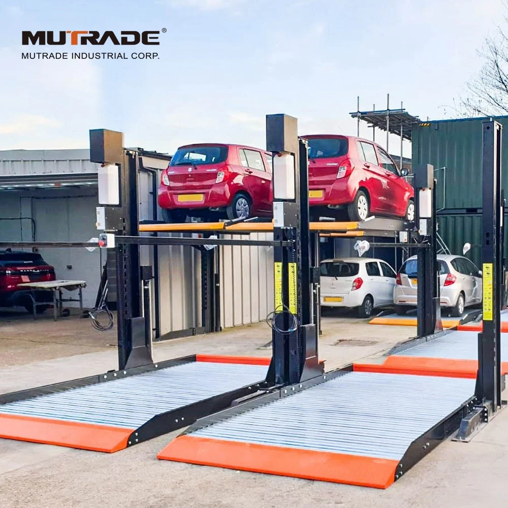 Вертикальные автомобильные штабелеры 2 стойки двухуровневый автомобильный парковочный