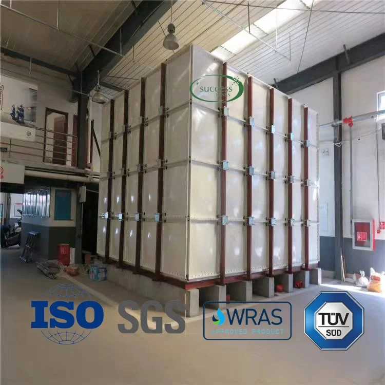 200000 Litres Large Scale GRP Sectional Cold Water Storage Tanks