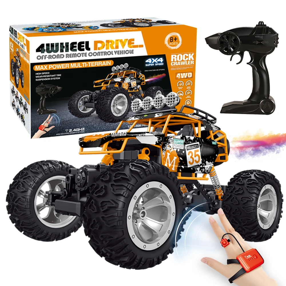 
Rc esture control 4WD remote control SUV Metal radio remote control vehicle is suitable for children 