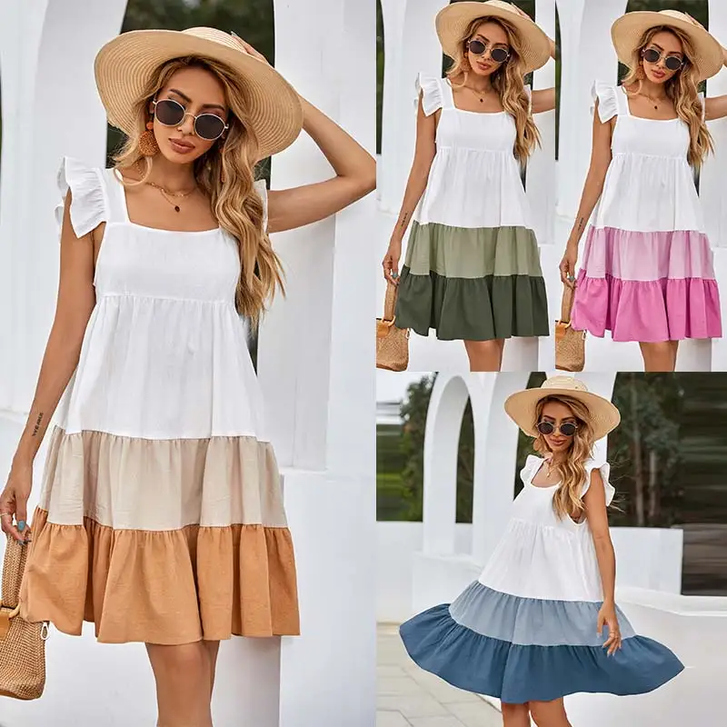 Clothing-Manufacturers Brand Women Casual Boheme Dress Elegant Romantic Wedding White Lace Midi Dresses