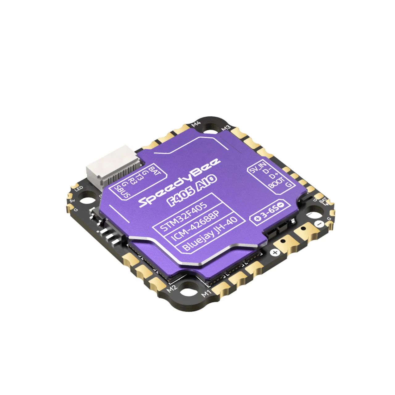 SpeedyBee F405 AIO 40A 25x25 мм Полетный контроллер ICM 42688 гироскоп SPA06-003 барометр для RC FPV гоночный Фристайл-Дрон