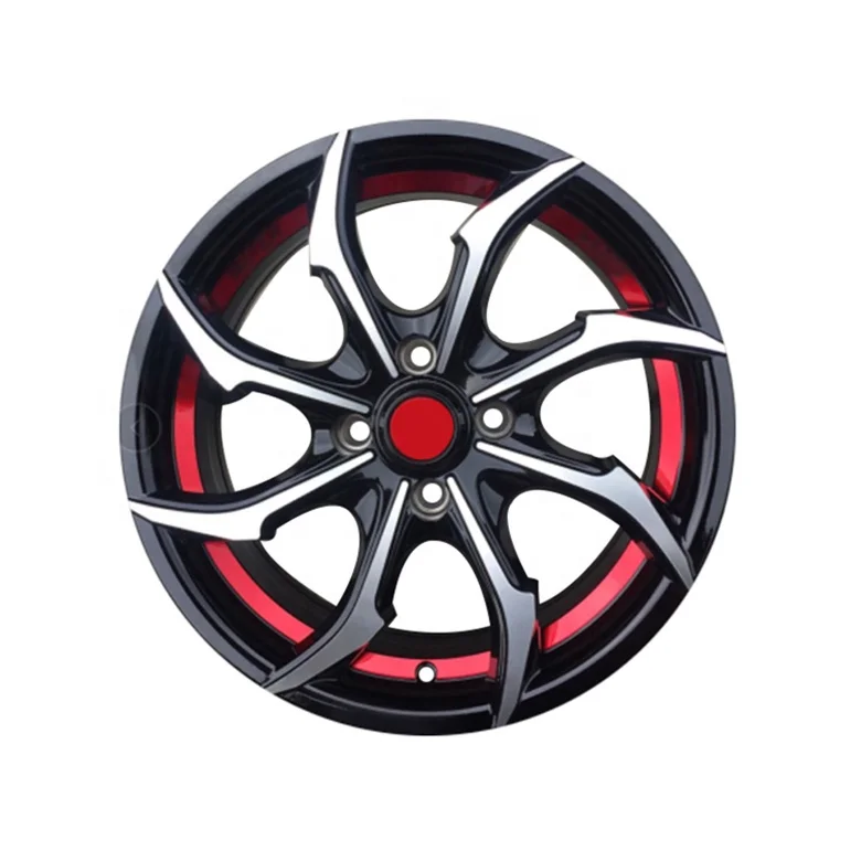 Высококачественное полноцветное литая автомобильное колесо 15x6.5J 4 отверстия 4X100 ET35 автомобильный обод из