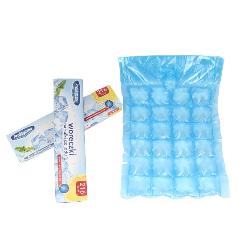 Disposable Biodegradable Clear Poly Plastic Ice Cube Small Bags Plastic Bag