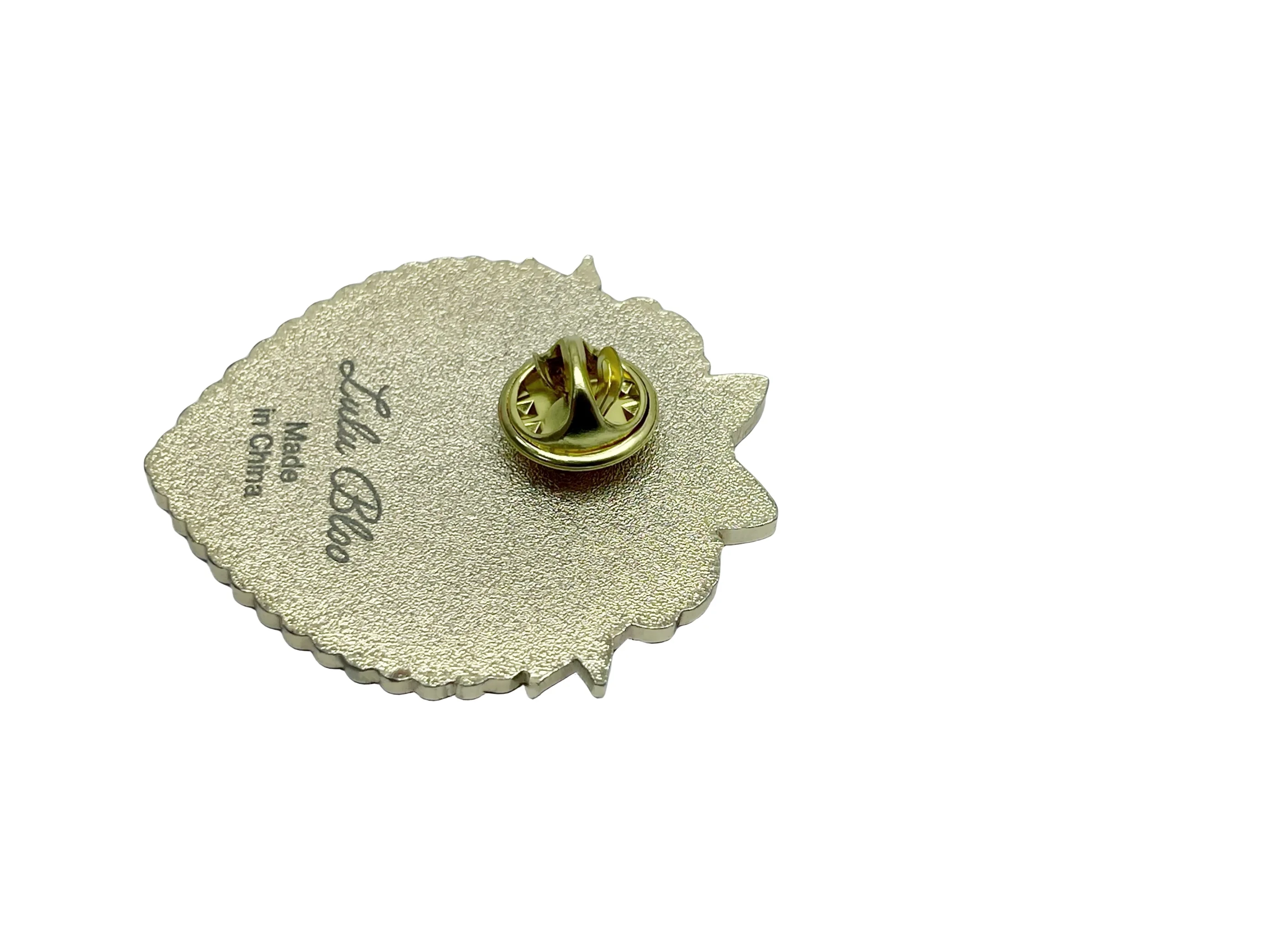 Manufacturer Quality Soft Enamel Grass Tree Leaf Plant Shrub Lapel Pin Customize Weed Enamel Pin