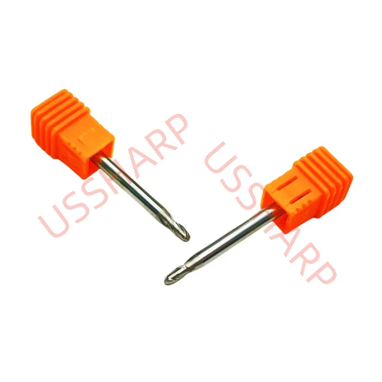 Hot Sale Carbide HRC55 Ball Nose End Mill R1.5*D4*6*50 for Aluminum for Milling Cutter CNC tools