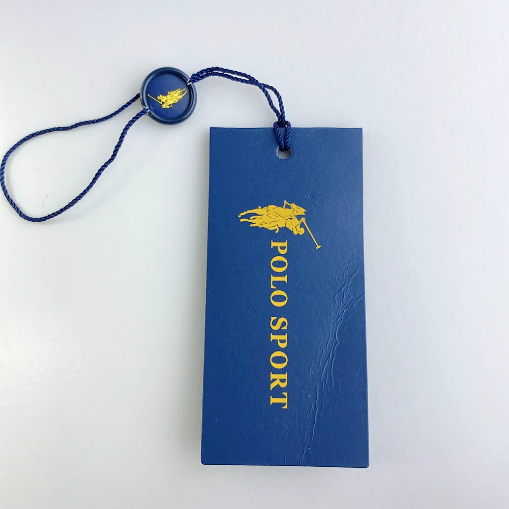 Custom Logo Triangle Clothing Paper Hang Tag ,Printed Swing Tag