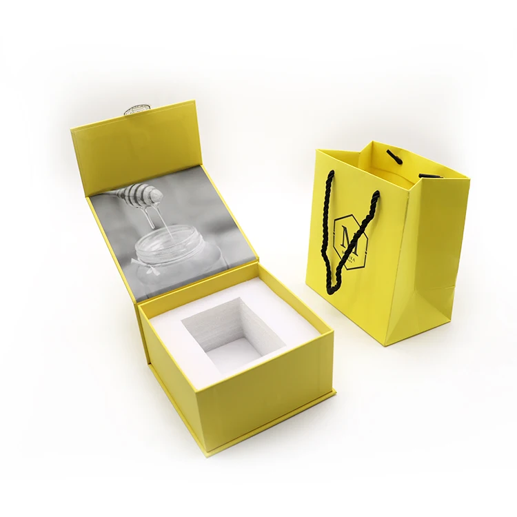 Food Jar Comb Honey Packaging for Honey Bees