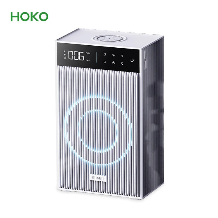 portable office room table smart with WiFi wireless charging function household home h13 hepa filter Audio Desktop air purifier