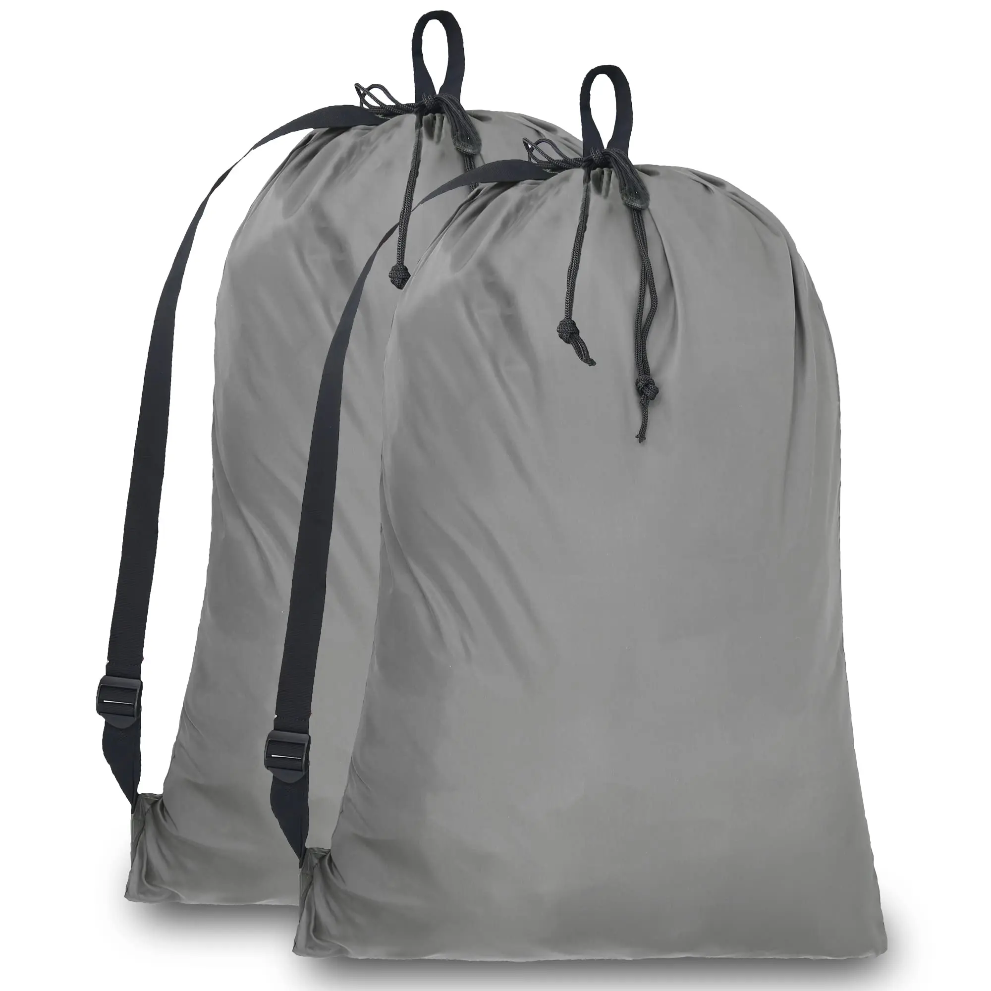 Hanging Hotel Laundry Bag Backpack Heavy Duty Travel Wholesale Foldable Nylon Oxford Nylon Drawstring Laundry Wash Bag 85 L