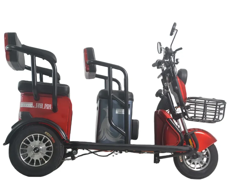 High Quality Electric  Three Wheel Motorized Driving Type Tricycle Popular 12T 600W Electric Tricycle