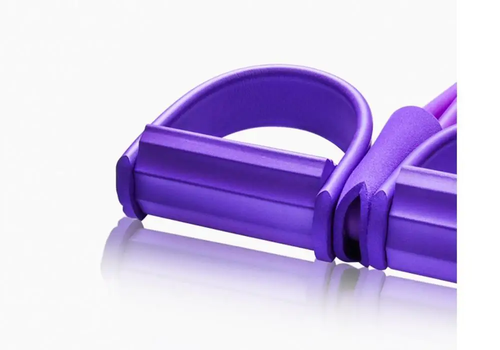 Home sport equipment elastic abdominal exerciser foot pedal pullers