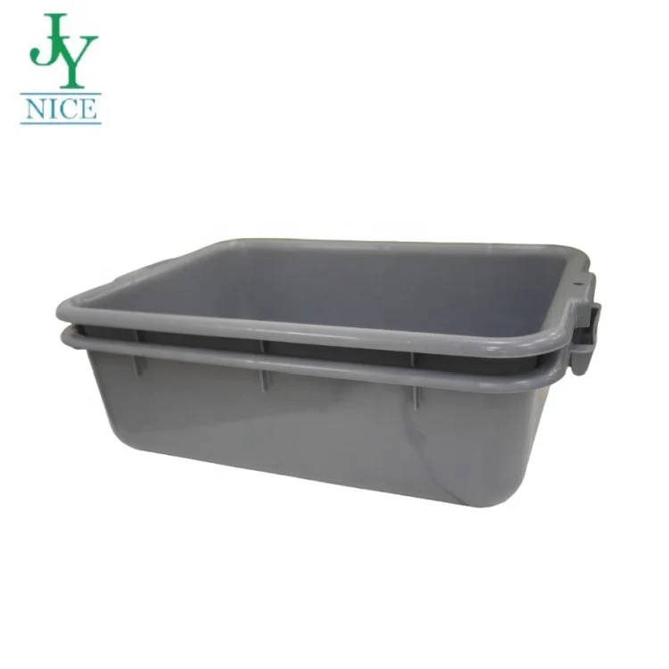Customized Industrial Food Grade Grey Color Plastic Airport Security Serving Tray With inner
