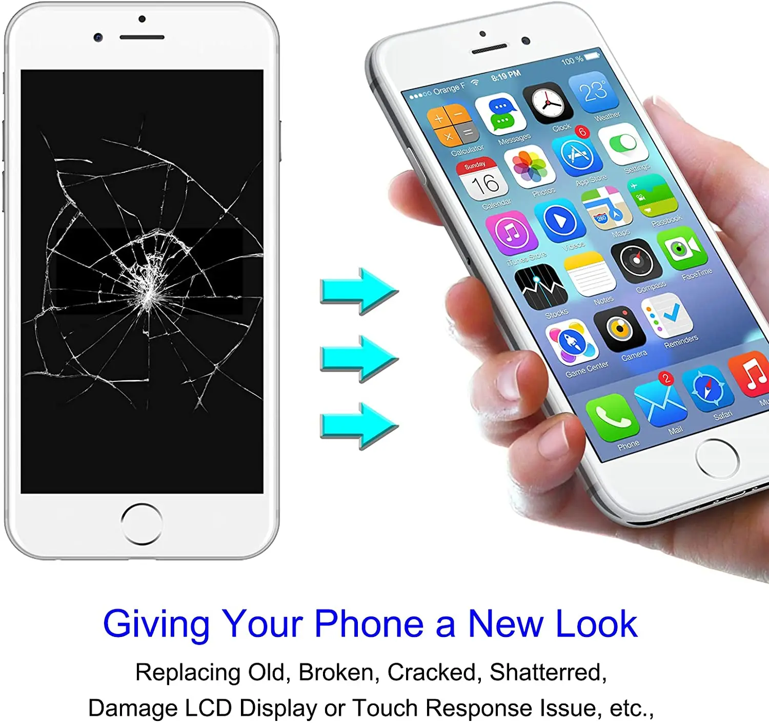 incell Original screen replacement for iphone 8 SE 2020 lcd with digitizer assembly fast delivery