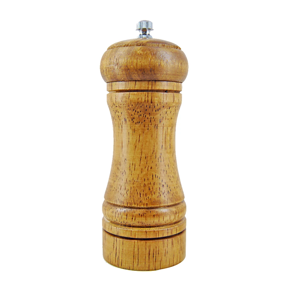 Factory Price Multifunction Solid Wood Adjustable Pepper Mills Spice Mill For Home And Kitchen