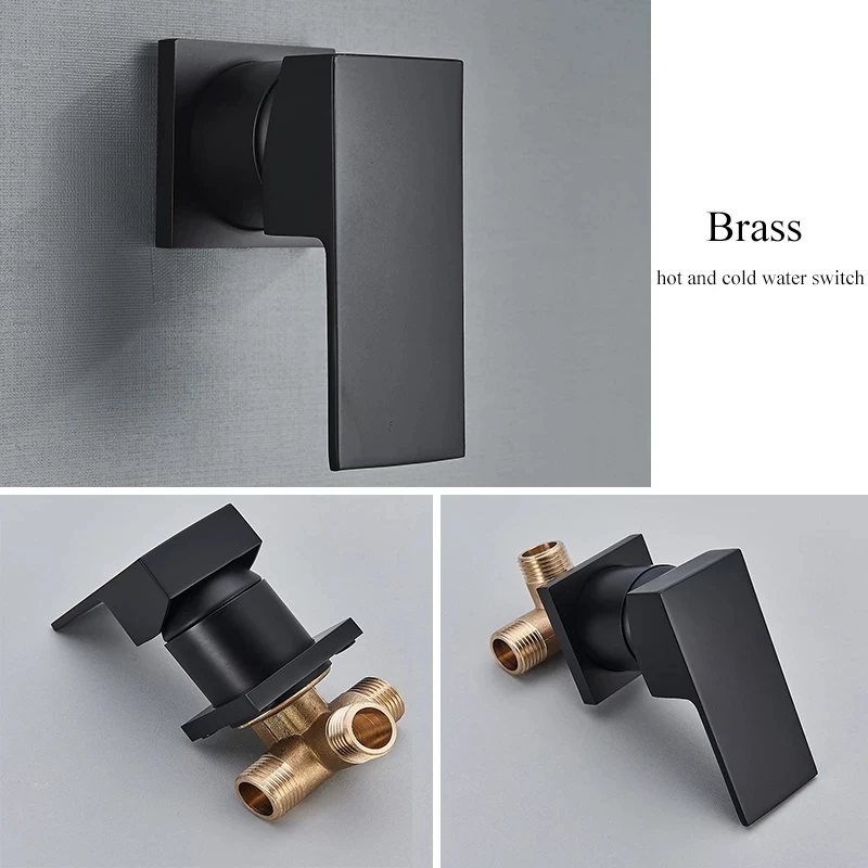 Basin Faucet Wall Mounted 70cm Spout Waterfall Single Handle Chrome Bathroom Mixer Tap Concealed Basin Sink Torneira