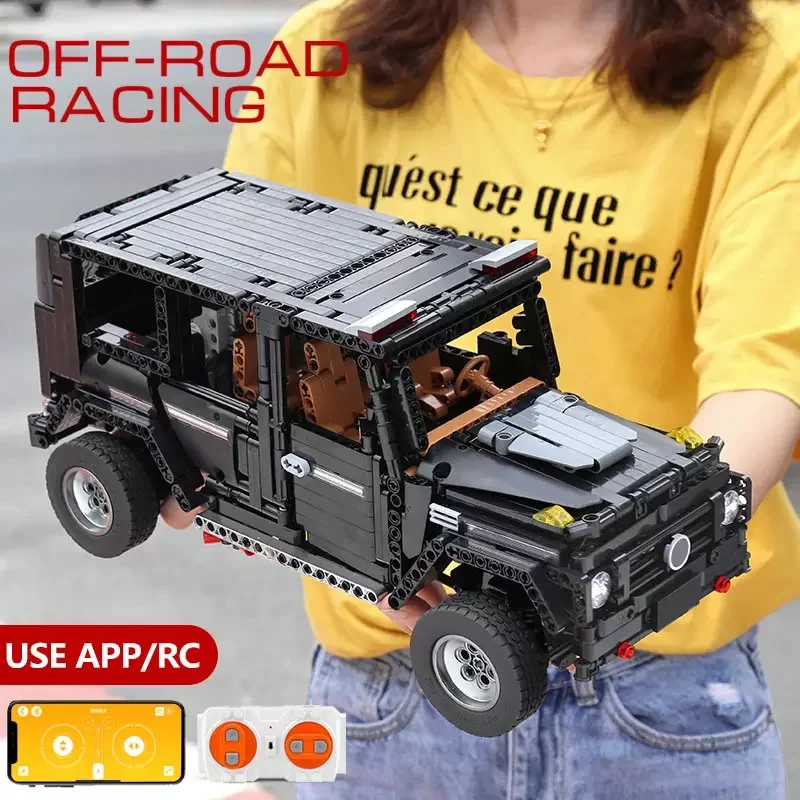 Mould King 13070 SUV Off-Road Vehicle High-Tech Car Moc App Version Car Building Blocks Set For Birthday Gifts