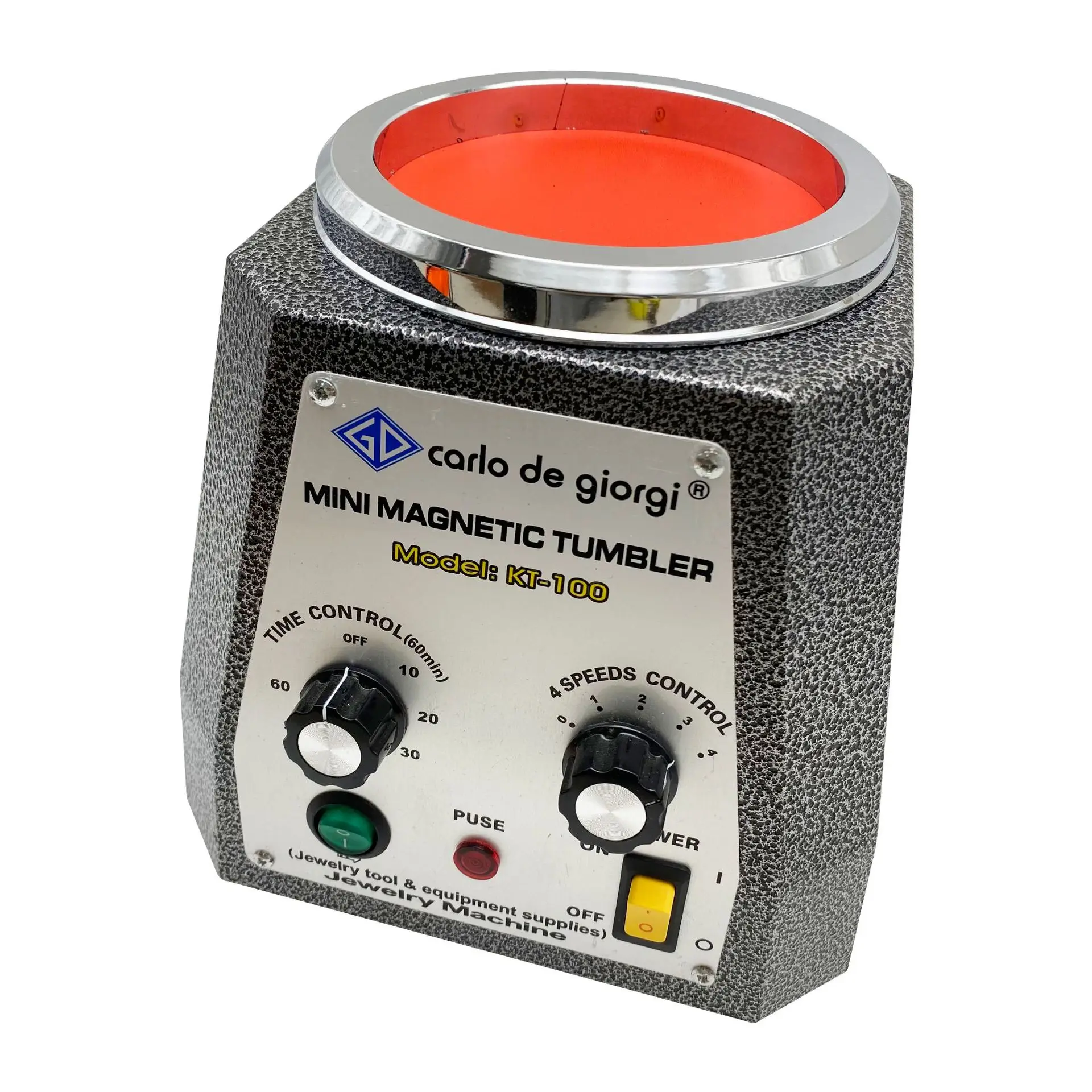 High Quality Durable Magnetic Rotary Tumbler Polishing Machine KT-100 Magnetic Cleaner