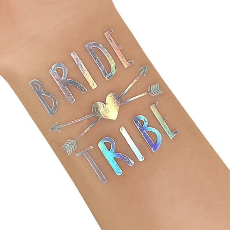 Hot sale Fluorescent Body Bride Temporary Tattoo Sticker