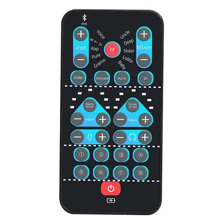 Original Factory Portable M10 Mobile Computer Sound Card Mini Voice Changer K Song Recording Wireless Voice Changer