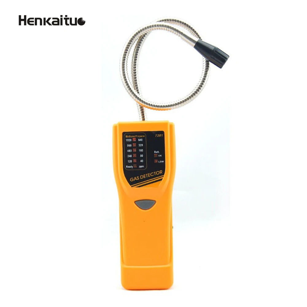 AZ7201 High Quality Handheld Type Combustible Gas Leak Detector Checking Methane and Propane Gas Leakage  Meter