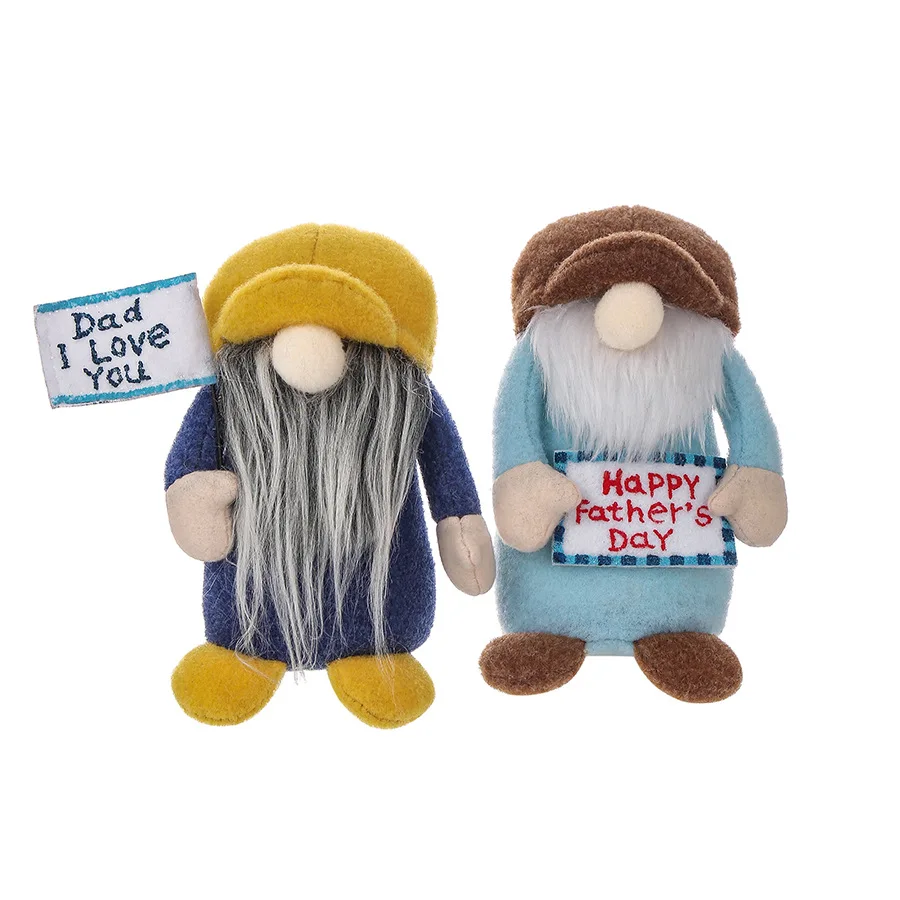Кукла без лица на День отца, новинка 2022, плюшевая кукла с длинной бородой, шляпа с короткими ногами, фабрика goblin, оптовая продажа
