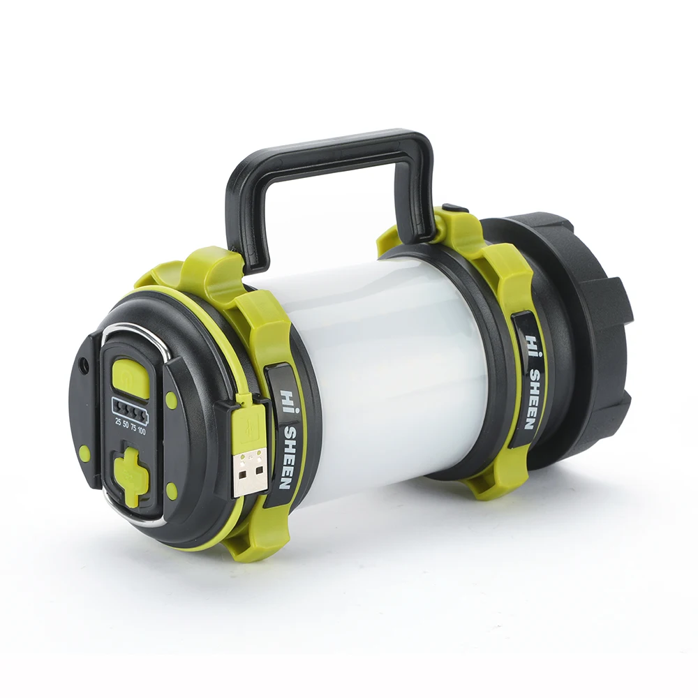 
Wholesale 18650 Li-ion battery 500 lumen USB output emergency work light rotating hook LED torch light 