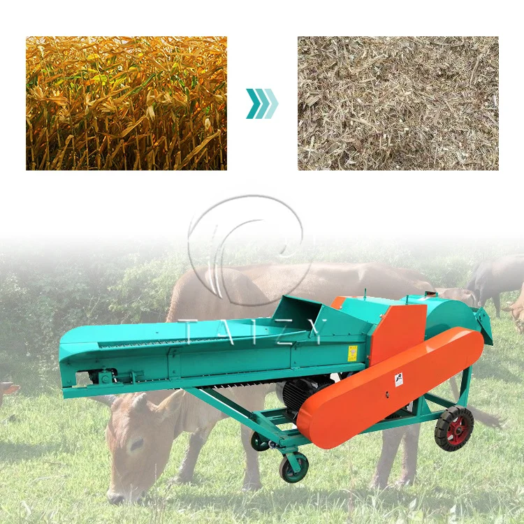 Animal Feed Chaff Cutter Machine Grass Cutter For Feeding Processing