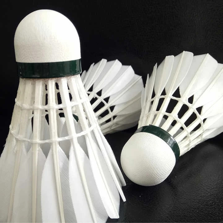 Professional Grade Badminton Shuttles   OEM by VICTOR  Custom  Duck Goose Feather  74 79 Speed  2 Layer Cork