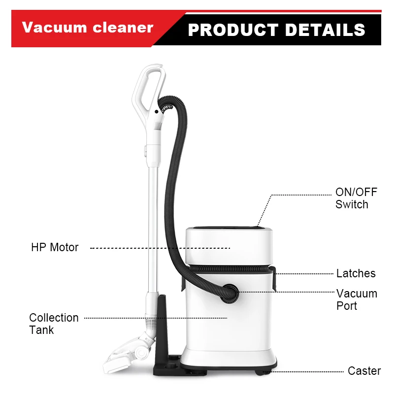 2023  Professional Manufacturer 18L big suction drum vacuum cleaners vacuum cleaner prices new products with free tools